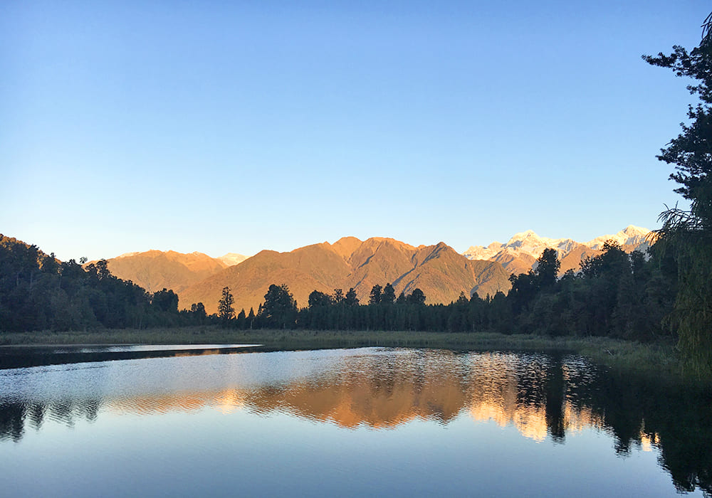 酒肉生活-紐西蘭北島Lake-Matheson-馬松森湖,-New-Zealand-13