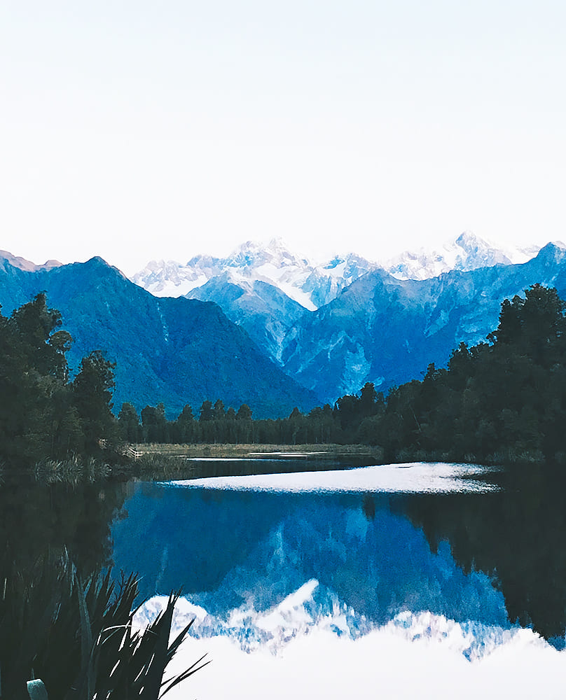 酒肉生活-紐西蘭北島Lake-Matheson-馬松森湖,-New-Zealand-21
